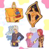 (2/2) Bizarre Guys Stickers