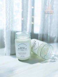 Image 1 of Zesty Hideaway Essential Collection 12 OZ Lemon Eucalyptus and Leather Scented Soy Wax Candle