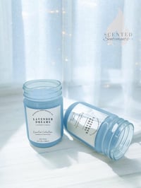 Image 1 of Lavender Dreams Essential Collection 12 OZ Lavender and Vanilla Scented Soy Wax Candle