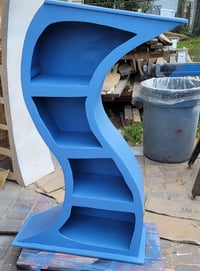 Image 5 of Dr Seuss / Alice in Wonderland inspired, whimsical 4ft curvy bookcase