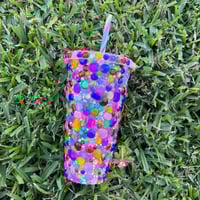 Image 5 of Colorful Blinged Cold Cup🌈✨