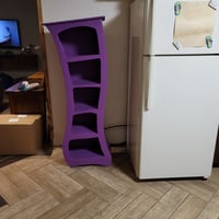 Image 5 of Dr Seuss / Alice in Wonderland inspired whimsical bookcase. one of a kind solid handmade furniture