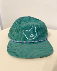 Image 1 of Teal Corduroy 5-panel Rope Hat