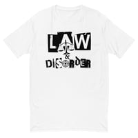 Image 1 of Short Sleeve Mens Fitted T-shirt (white)