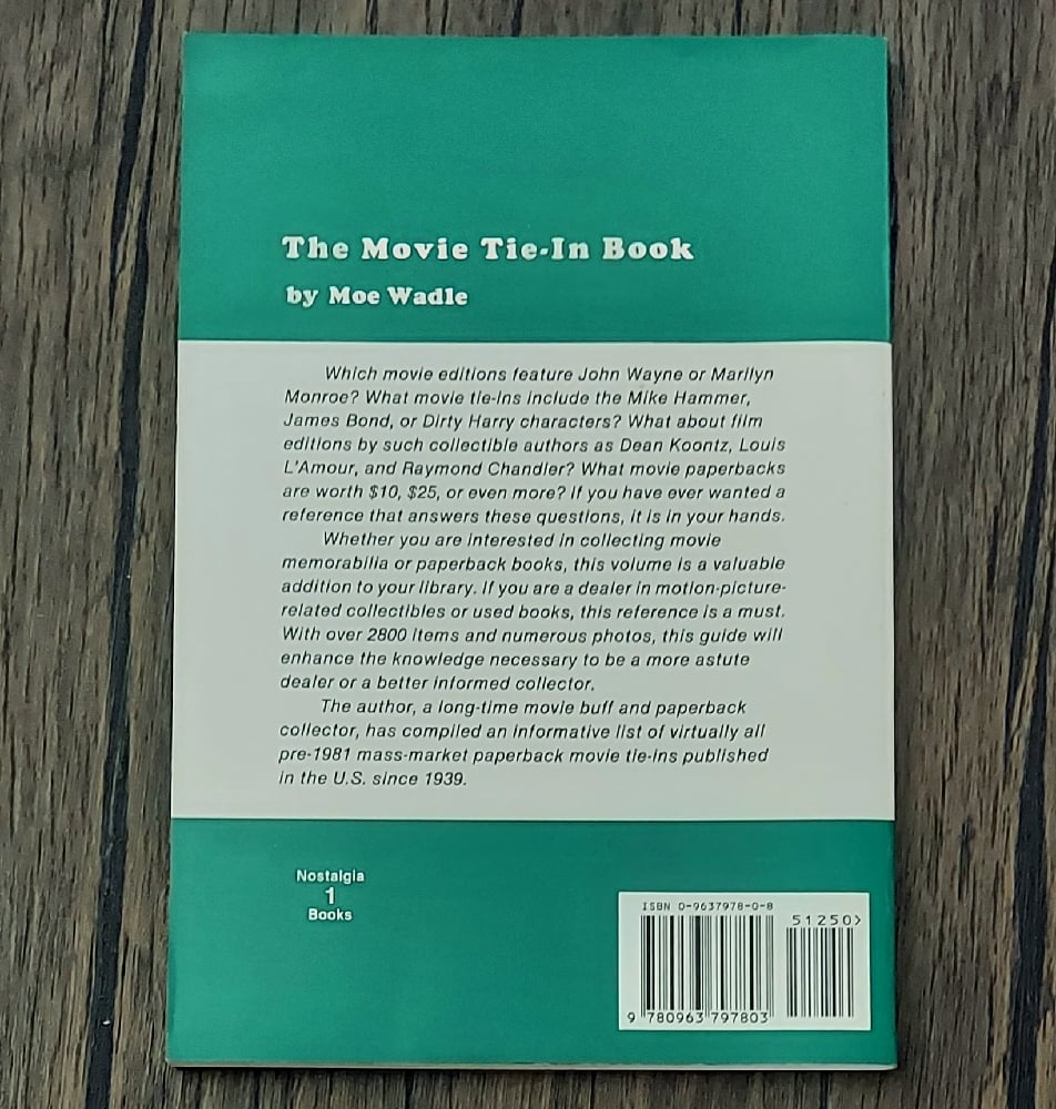 The Movie Tie-In Book, by Moe Wadie