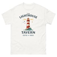 Image 3 of Lighthouse Tavern Ocean T-Shirt | Coastal Bar Vintage Graphic Tee