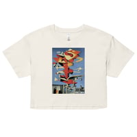 Image 3 of Abstract Skater Crop Top by Josh Brennan