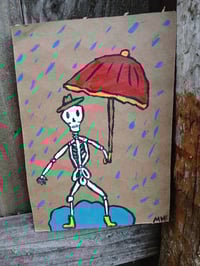 Image 5 of Skeleton In Rain
