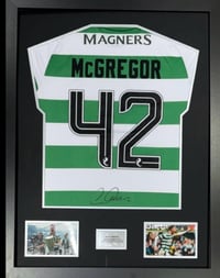 Signed Framed Callum McGregor Celtic FC Shirt