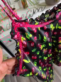 Image 3 of silk cherry top 