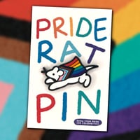 Image 1 of "PRIDE RAT" PIN