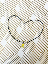 Image 2 of Yellow Ribbon Necklace 