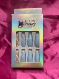 Nails - Long (Sky Blue)