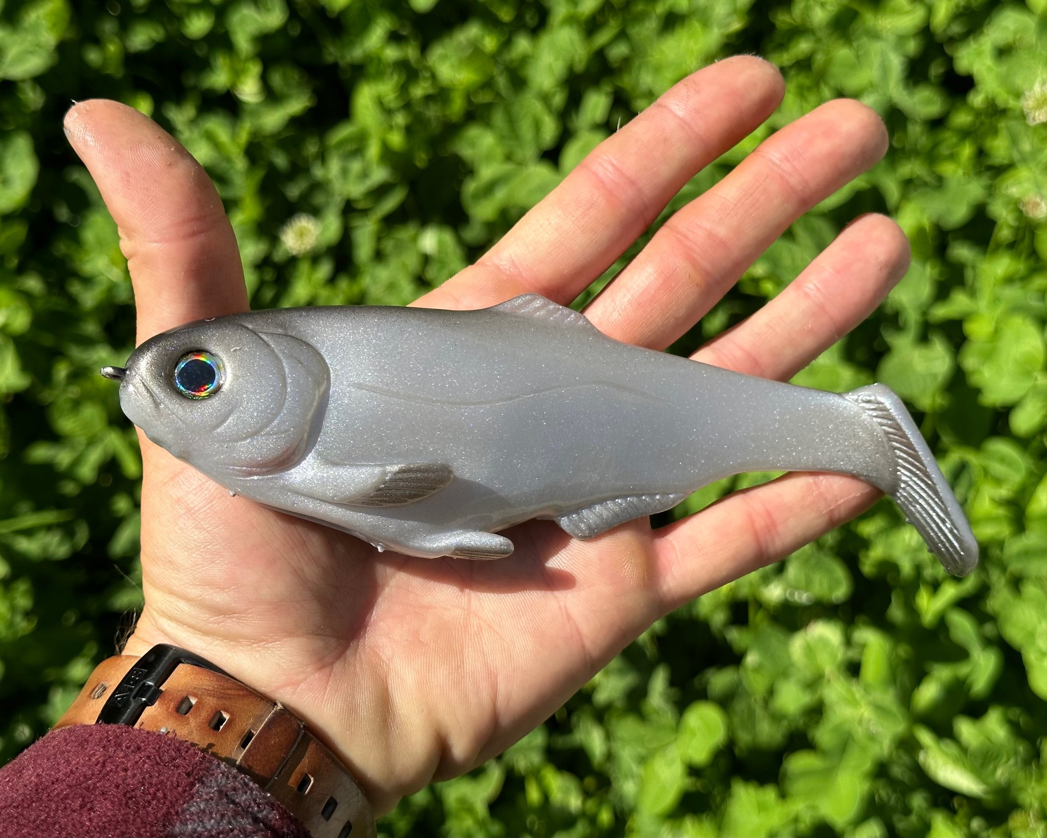 Image of Battles Shad 6.0 ( Bright Silver )