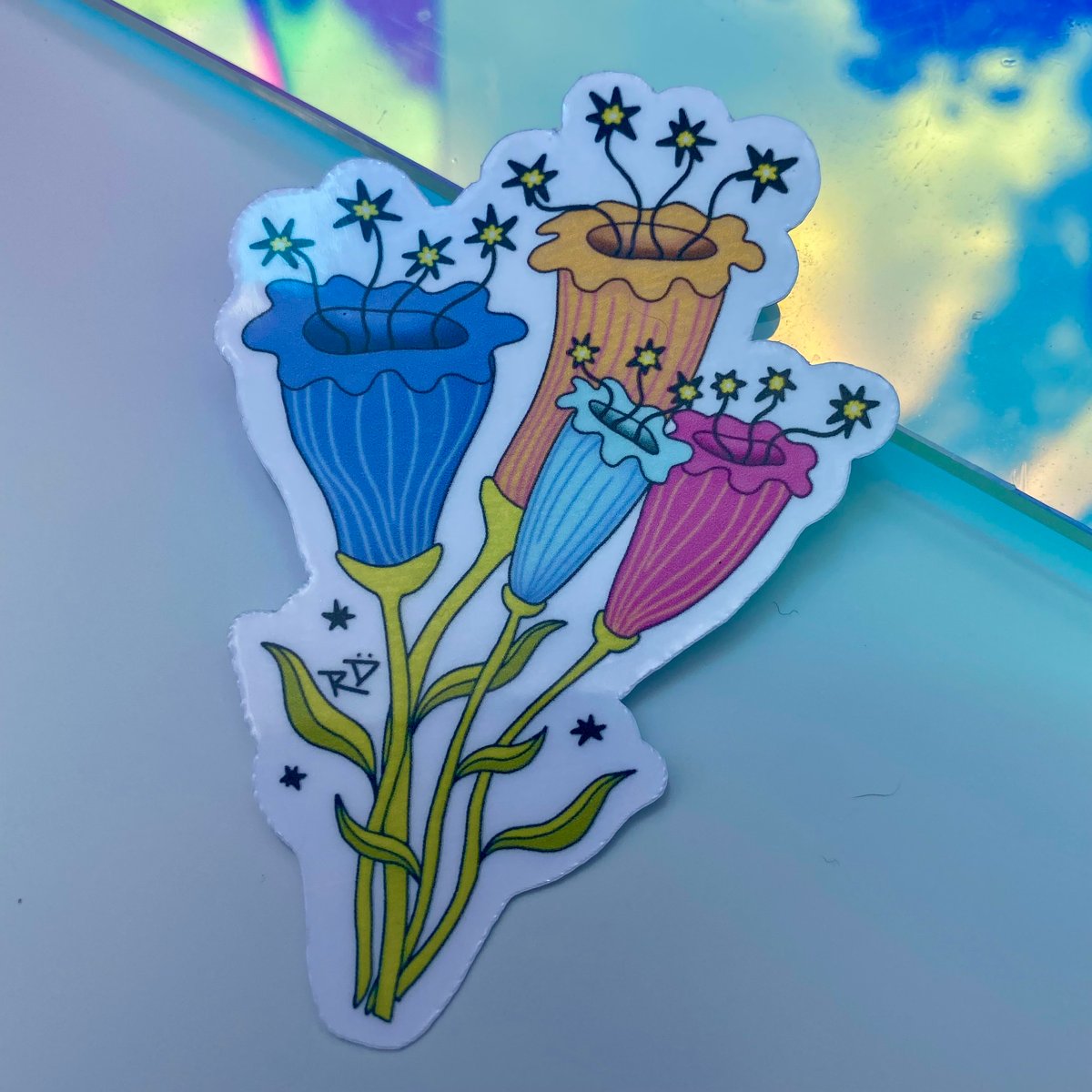 flowers sticker RD Designs