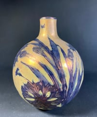 Image 3 of “Cornflower” satin reduction lustre vase - 2