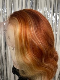Image 3 of "GINGER TEA" 20 inch CUSTOM COLORED WIG