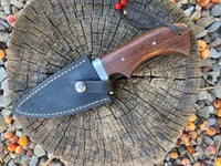 Image 2 of 512 layer Damascus knife with walnut handle 