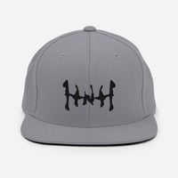 Image 5 of HNH Snapback Hat (Black Thread)