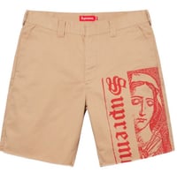 Image 2 of 🆕 Supreme ViRGiN Mary 🛐 Bermuda Work Shorts 🩳 “Khaki”