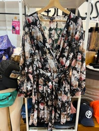 Image 1 of flower dress flowy dress 