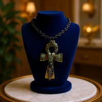 Image 3 of Stones on Ankh Pendant 