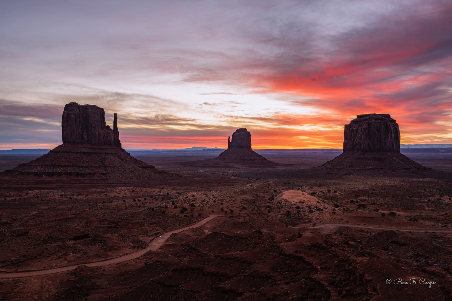 Pre dawn In Monument Valley