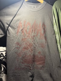 Image 3 of Chinga La Migra Comfort Colors Pepper with red ink