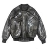 leather bomber 