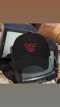Image 2 of “Cursive” dad hat
