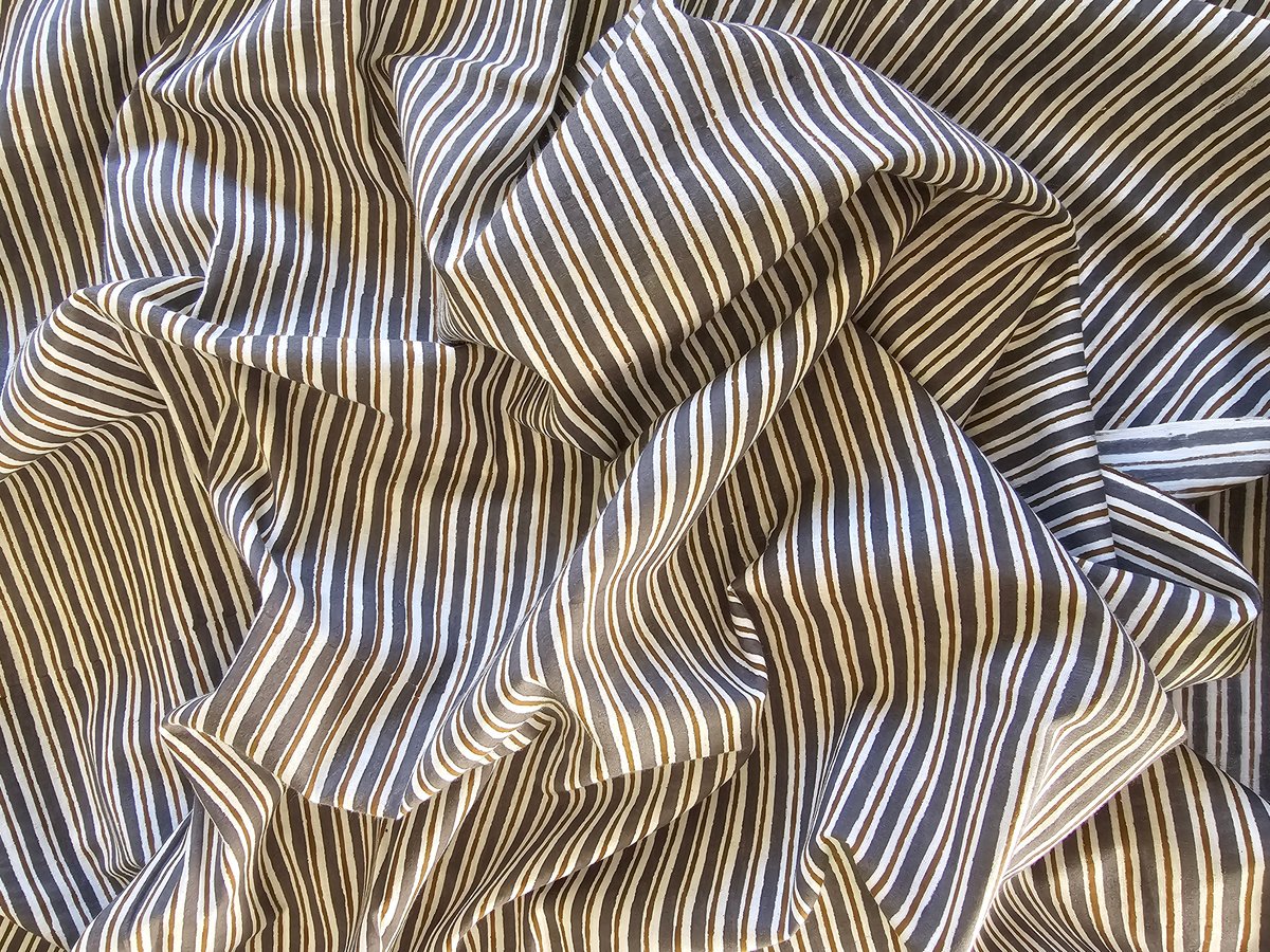 Image of Namaste fabric stripe