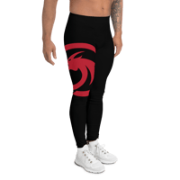 Image 3 of Men's Tribal Dragon  surf Leggings