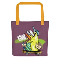 Image 1 of Bird Scooter Tote bag