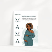 Image 1 of Congrats Mama Baby Shower Card
