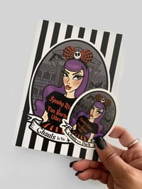 Ghouls in the Park- Spooky Rides- Art Print & Sticker