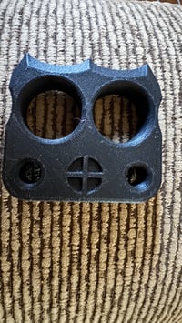 Image 2 of 2 Finger Solid Carbon Fiber Nylon Knuckle