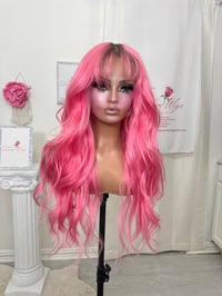 Image 3 of Salmon pink bangs (ready to ship) 