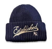 Image 1 of Varsity Script Chunky Beanie 