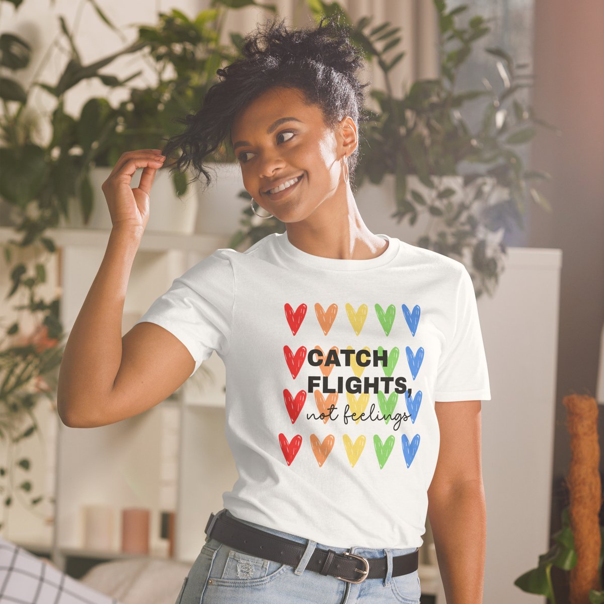 Image of Catch Flights - Not Feelings Unisex T-shirt