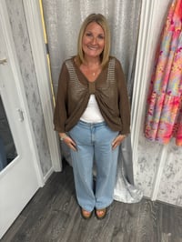 Image 4 of Mia - Butterfly Knit Top (3 Jumpers In 1)