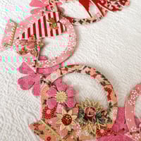 Image 1 of Baskets of Hearts & Flowers Swag I