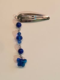 'Blue Monarch' Hair Clip
