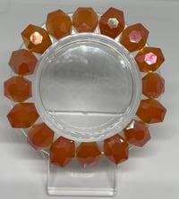 Orange Surprise Glass beads 