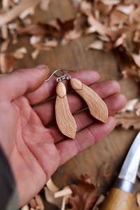 Image 3 of Maple/Sycamore seed - Earrings 