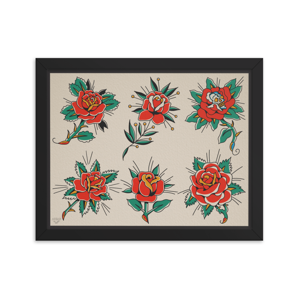 Image of Framed Rose Flash