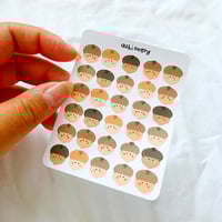 Tiny acorn sticker