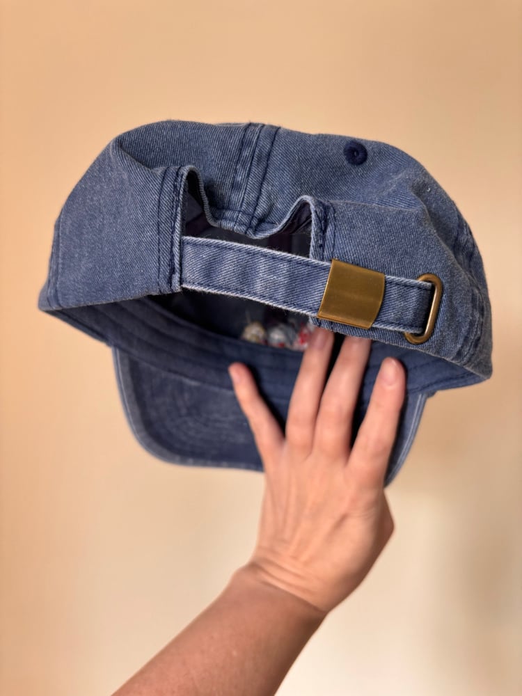 Image of Dark denim cap