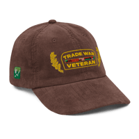 Image 9 of Trade War Veteran 💹📉🎖️🧢 Corduroy Cap 🆕