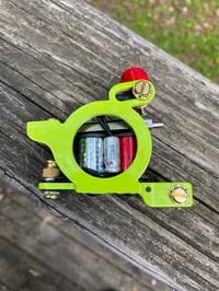Image 1 of Mini Zeis Shader/Chartreuse & Red
