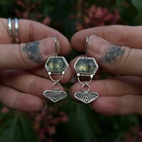 Image 3 of Rutiled Prehnite Earrings